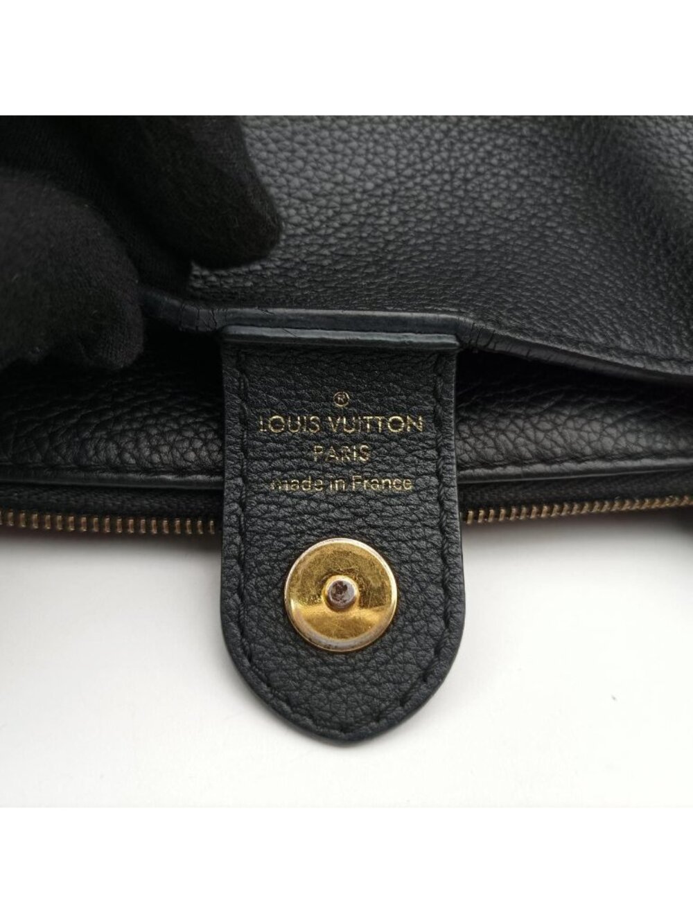 Louis Vuitton Lockme Black Leather Handbag - Picture 10 of 15